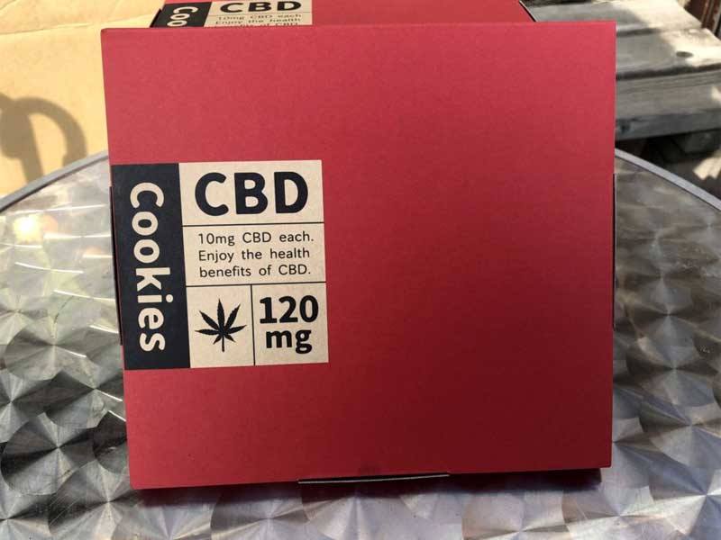 CBD COOKIES CBD 10mg x12 CBD 120 mg CBD クッキー 12枚 Box