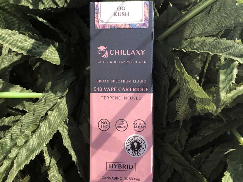 CHILLAXY HHC Liquid 510 Cartridge 1ml HHC配合 トータルカンナビノイド 50% HHC、CBD、CBN
