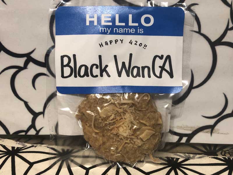 CRACKERS CBD ���l����THCH Black WanCa Cookie/Happy 420 �u���b�N�����J  �N�b�L�[