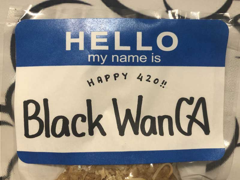 CRACKERS CBD ���l����THCH Black WanCa Cookie/Happy 420 �u���b�N�����J  �N�b�L�[