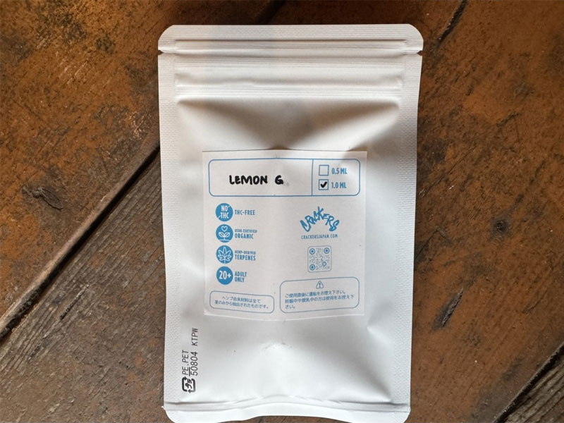 CRACKERS CBD/WanCa/Lemon G 1ml/CBG 20% & �@�\���e���y��4��� CBG���L�b�h