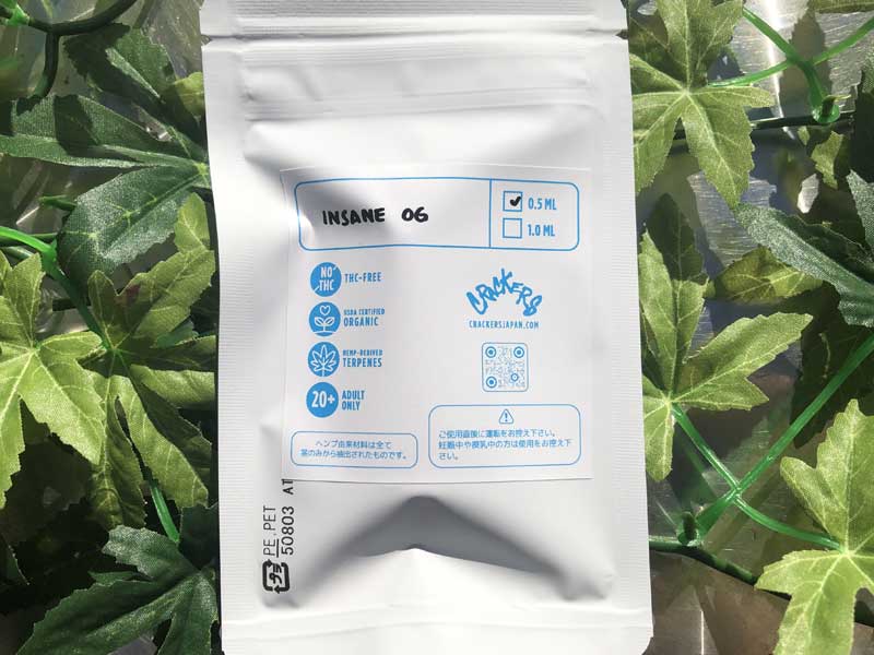 CRACKERS CBD WanCa INSANE OG �����Z�x HHCH & THCB 45% 0.5ml HHCH&THCB���L�b�h
