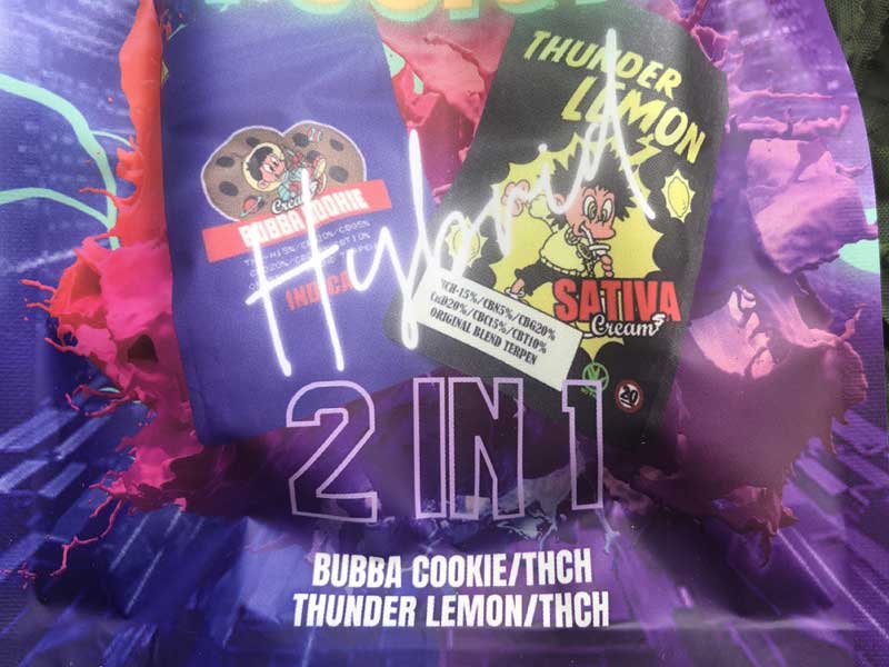 Creams CBD/Cocktail Fusion THCH15%�A0.5mllx2�ASativa & Indica THCH���L�b�h2�{ set