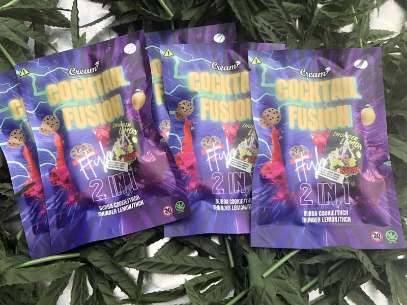 Creams CBD/Cocktail Fusion THCH15%�A0.5mllx2�ASativa & Indica THCH���L�b�h2�{ set