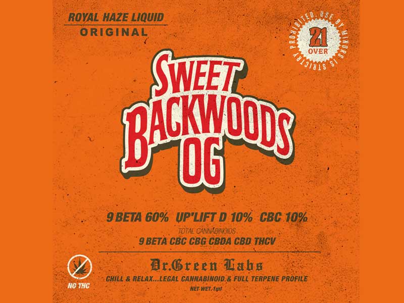 Dr.Green Labs/SWEET BACKWOODS OG 9beta 60% & UP'LIFT DISTILLATE�A�g�[�^��80% ���L�b�h