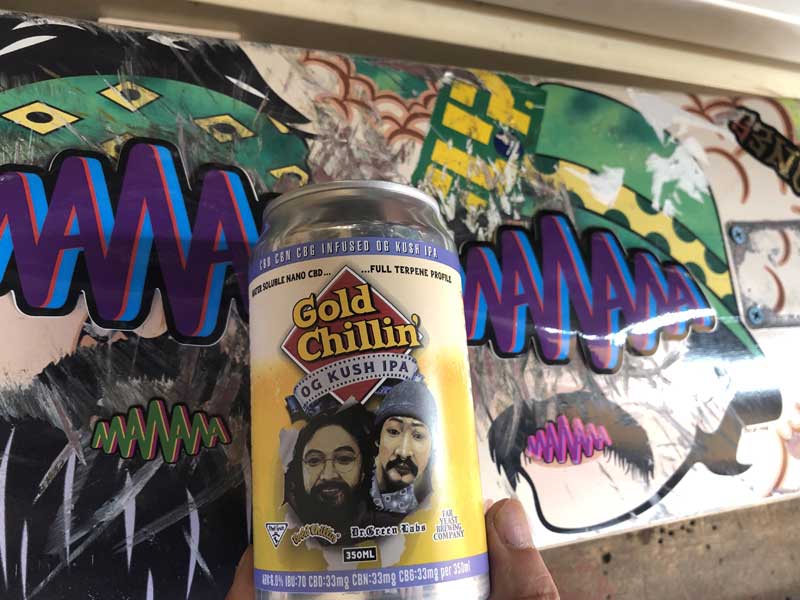 Dr.GREEN LABS x �N���t�g�r�[���̐��W�c�w�X�y���g�O���C���xGold Chillin�f OG KUSH IPA 350ml��