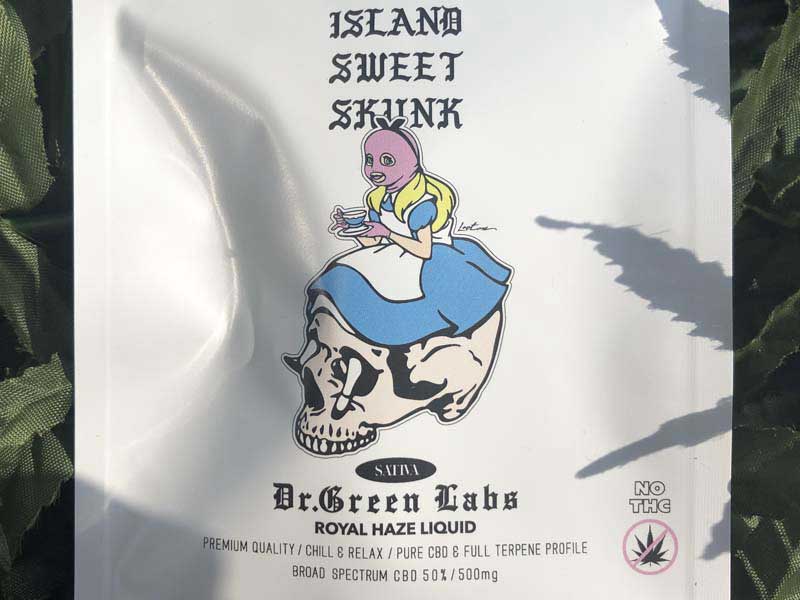 Dr.Green Labs/CBD�u���[�h�X�y�N�g���� CBD���L�b�h ISLAND SWEET SKUNK 50%�A1ml�A�X�J���N