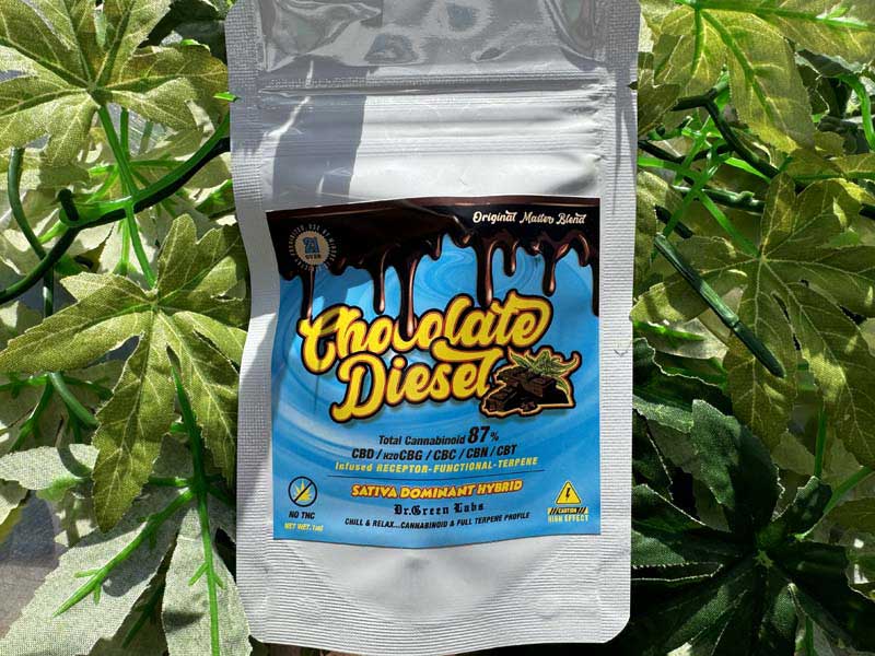 Dr.Green Labs/CBD LIQUID/CHOCOLATE DIESEL 1ml �`���R���[�g�f�B�[�[���A���Z�v�^�[�@�\���e���y�� Sativa