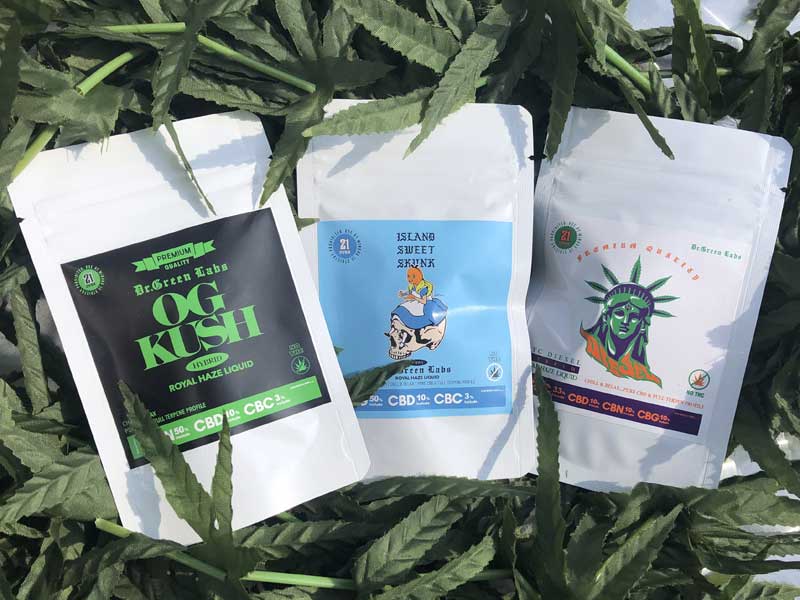 Dr.Green Labs/Amped up CBG Liquid Total 63% 630mg�AISLAND SWEET SKUNK CBG���L�b�h