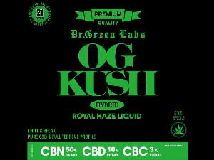 Dr.Green Labs/OG KUSH/Amped up CBN Liquid Total 63% 630mg�AOG KUSH CBN���L�b�h