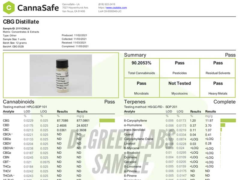 Dr.Green Labs/FULL CANNABINOID LIQUID/CALIFORNIA ORANGE/CBG�D���@90% CRD SATIVA