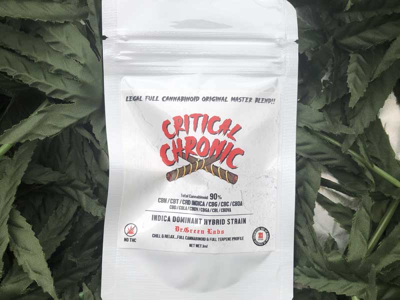 Dr.Green Labs/FULL CANNABINOID LIQUID/CRITICAL CHRONIC/CBN�D�� 90% CRD INDICA