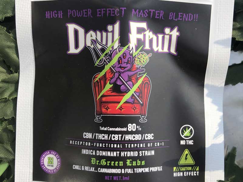 Dr.Green Labs/HIGH POWER EFFECT CANNABINOID LIQUID /DEVIL FRUIT THCH 15% & CBN & more