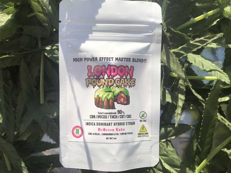 Dr.Green Labs//LONDON POUND CAKE 1ml/THCH 10%�ACBN�AH4CBD & more Total90%