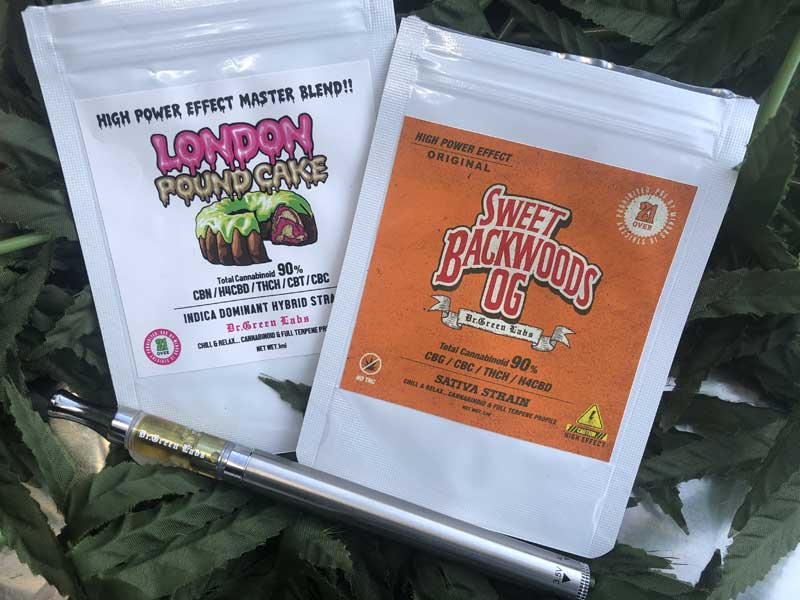 Dr.Green Labs//LONDON POUND CAKE 1ml/THCH 10%�ACBN�AH4CBD & more Total90%