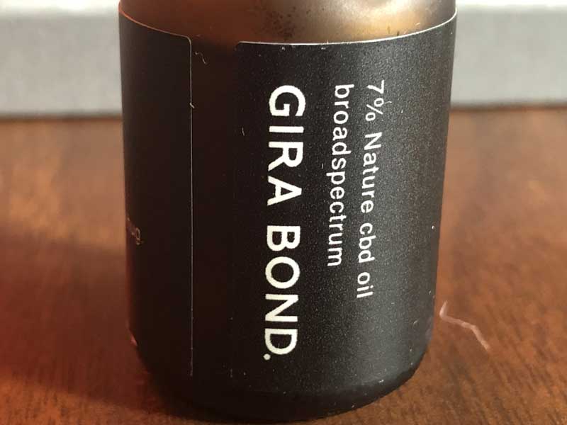 Gira Bond For me Nature 7% CBD Oil broad spectrum ジラボンド 7% ブロードスペクトラム チンキ