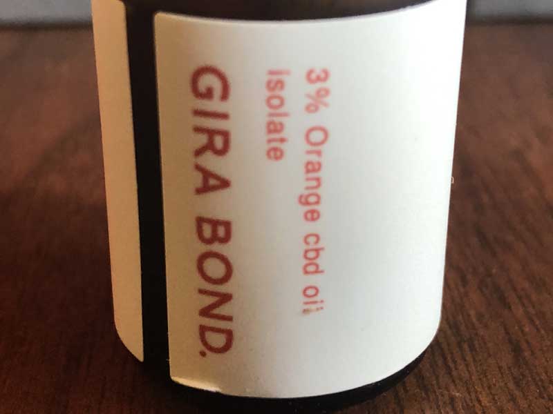 Gira Bond For me Nature 7% CBD Oil broad spectrum ジラボンド 7% ブロードスペクトラム チンキ