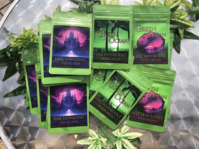 GREEN OCEAN/HHCH HERB Joint/BUBBA KUSH ���l���� HHCH �W���C���g reg HHCH 9mg