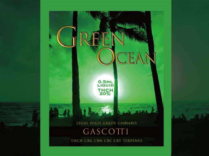GREEN OCEAN/THCH 20%�AH4CBD�ACBG/���l���� THCH���L�b�h/GASCOTTI 0.5ml�A�K�X�R�b�e�B�[