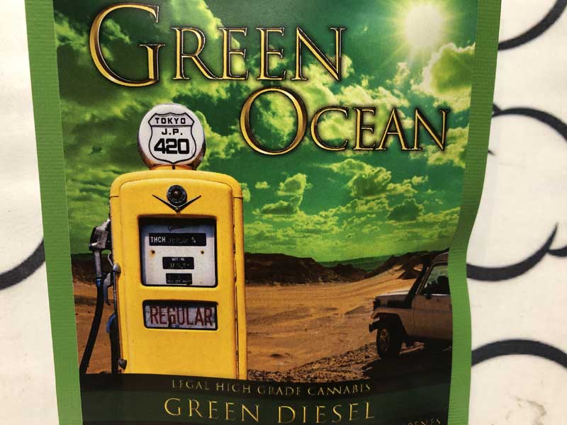 GREEN OCEAN/THCH 20%�AH4CBD�ACBG/���l���� THCH���L�b�h/GREEN DIESEL�O���[���f�B�[�[��