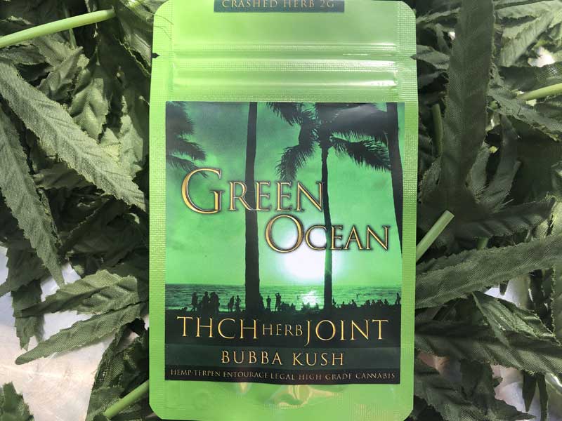 GREEN OCEAN/THCH HERB Joint/BUBBA KUSH THCH �W���C���g & Crashed Herb