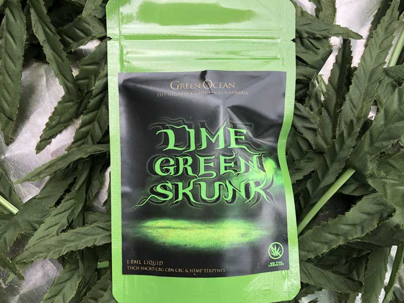 GREEN OCEAN/THCH 20%/���l���� THCH���L�b�h/Lime Green Skunk 1ml ���C���O���[���X�J���N