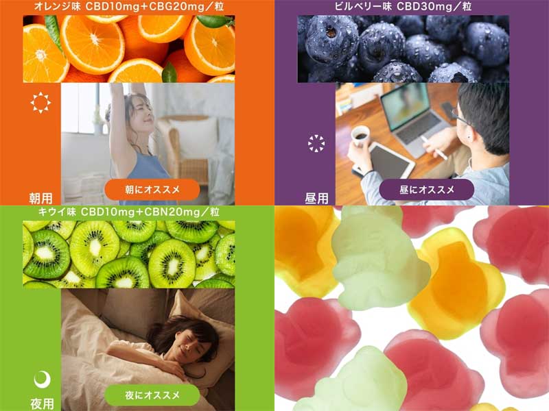 Greeus CBD & CBN & CBN GUMMIES Day & Night �O���[�X CBD�O�~ ������p 6�� or 60���{�g��