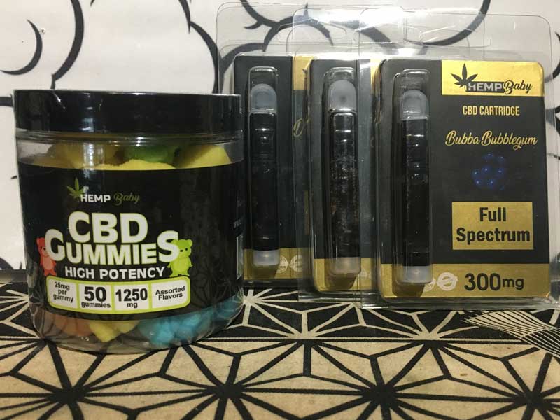 HEMP BABY Full Spectrum CBD 1.0ml 510 Cartridge CBD 30% �w���v�x�C�r�[ �t���X�y�N�g����CBD 