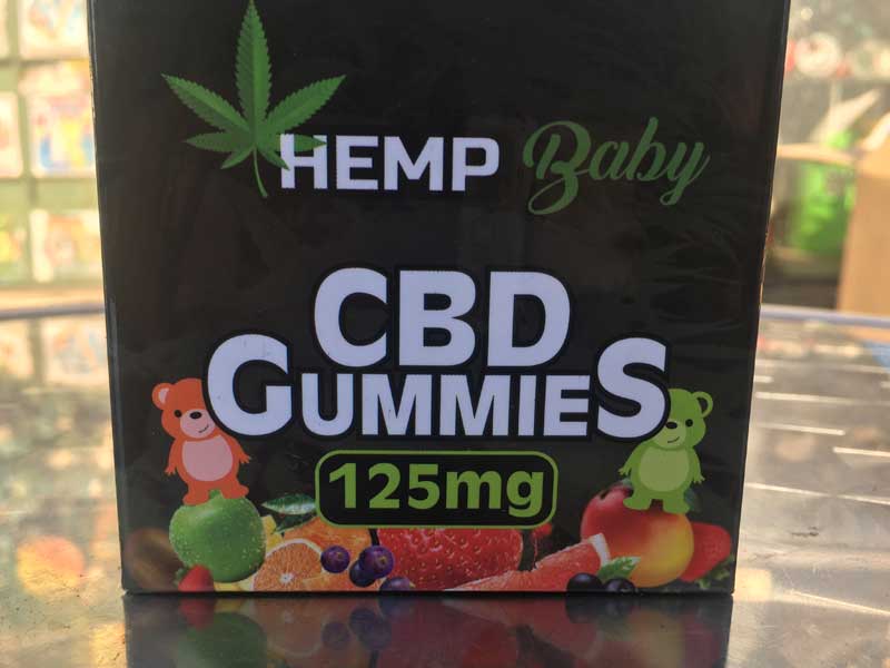 Hemp Baby CBD �O�~ �u���[�h�X�y�N�g���� CBD 25mg x 5�t���[�o�[ 5���p�b�N 125mg �w���v�x�C�r�[ 