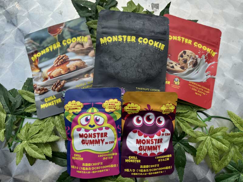 CHILL MONSTER/MONSTER COOKIE �����X�^�[�N�b�L�[���C�v���V���b�v���{����ݖ��ACBN300mg