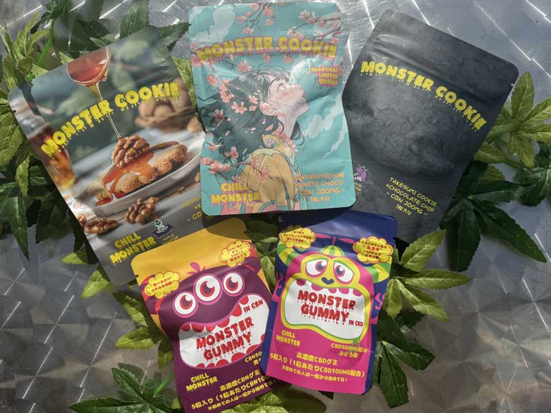 �G�ߌ��� CHILL MONSTER/MONSTER COOKIE �����X�^�[�N�b�L�[���ݖ��{�z���C�g�`���R�ACBN300mg