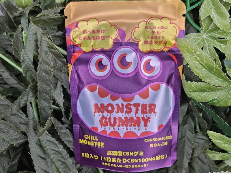 CHILL MONSTER/MONSTER GUMMY �����X�^�[�O�~/CBN500mg(��񂲖�)5������@by Hubble Bubble