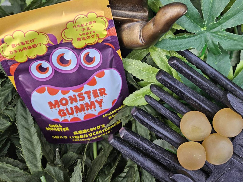 CHILL MONSTER/MONSTER GUMMY �����X�^�[�O�~/CBN500mg(��񂲖�)5������@by Hubble Bubble
