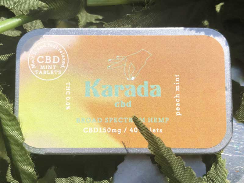 Karada cbd/CBD����^�u���b�g�@PEACH MINT�AGRAPE MINT�AMINT�@12g(40��)CBD 150mg