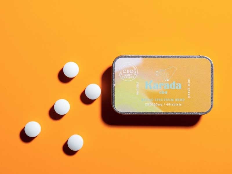 Karada cbd/CBD����^�u���b�g�@PEACH MINT�AGRAPE MINT�AMINT�@12g(40��)CBD 150mg