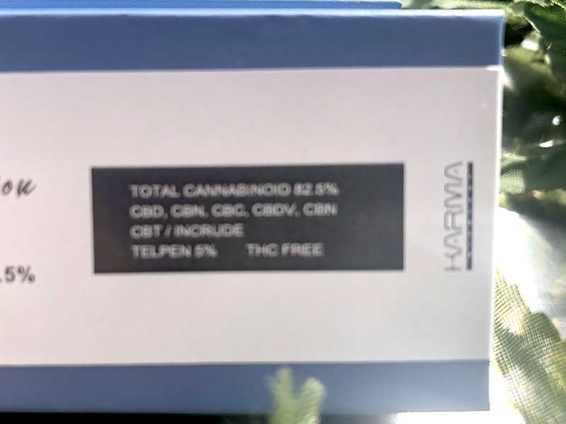 KARMA MIXOLOGY/Karma Fresh Lemon CBD50���@CRD45���@�g�[�^��95% �u���X�yCBD���L�b�h