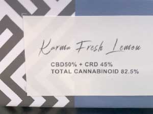 KARMA MIXOLOGY/Karma Fresh Lemon CBD50���@CRD45���@�g�[�^��95% �u���X�yCBD���L�b�h
