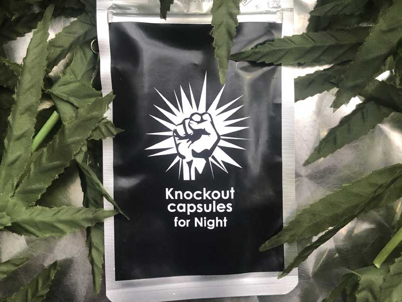 Knockout capsules for Night 3000mg�i30���j�m�b�N�A�E�g �����pCBN�J�v�Z���ACBD�J�u�Z��