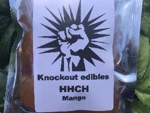 Knockout ノックアウト HHCH Edibles Gummy HHCHハードグミ　HHCH 30mg x 10粒 マンゴー味