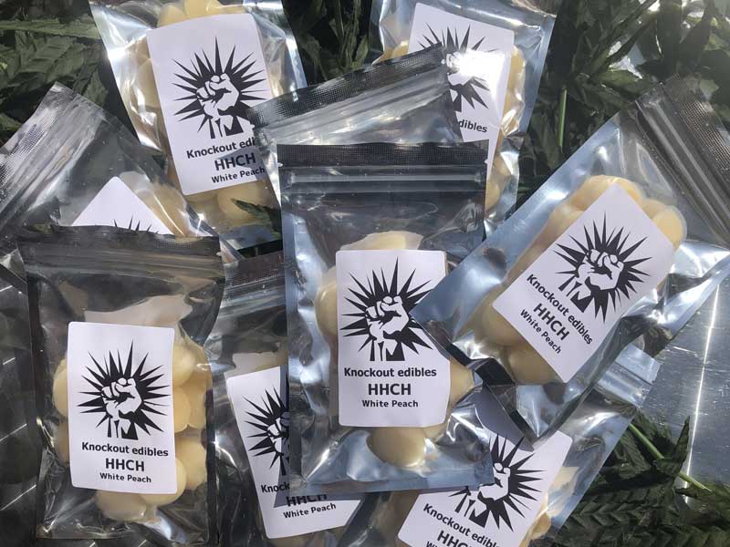 Knockout �m�b�N�A�E�g HHCH Edibles Gummy HHCH�n�[�h�O�~�@HHCH 30mg x 10�� �z���C�g�s�[�`��