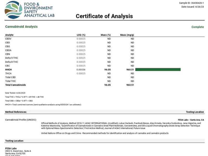 Knockout Vape Akashic HHCH 30% �}�C���h�t���l�X �C���f�B�J�D���̃n�C�u���b�h���L�b�h 1ml