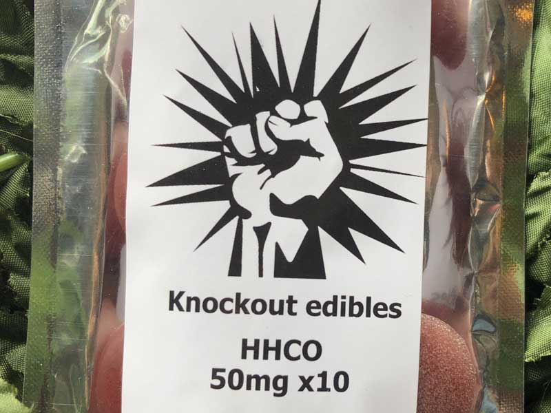 Knockout ノックアウト HHC-O、THC-O Edibles Gummy 50mgx10粒 