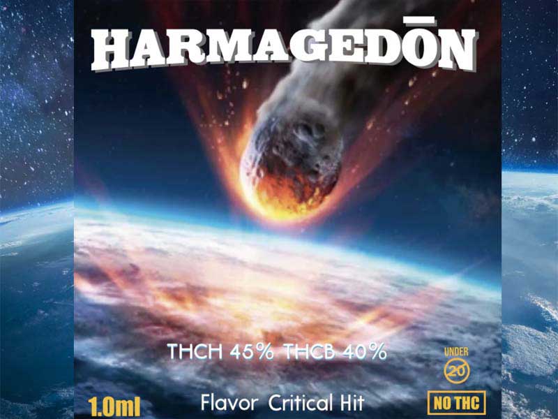 KNOCKOUT Harmagedon（ハルマゲドン）THCB45%､THCH40% THCH & THCBリキッド 1ml