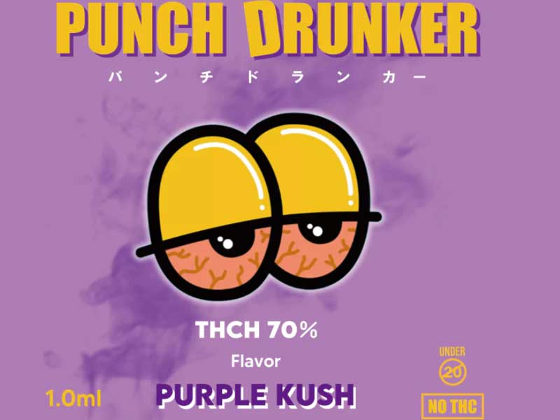 KNOCKOUT PUNCH DRUNKER�i�p���`�h�����J�[�jPurple KushTHCH 70% THCH ���L�b�h 1ml