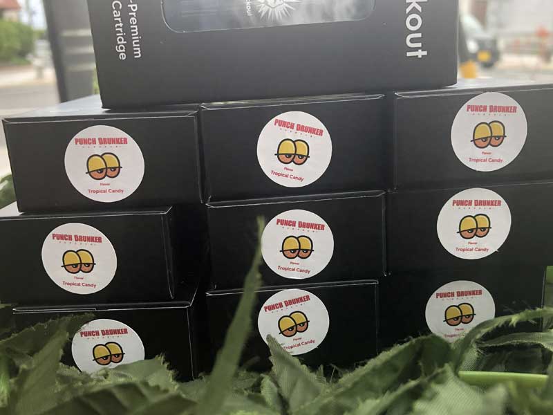 KNOCKOUT PUNCH DRUNKER�i�p���`�h�����J�[�jTropical Candy THCH 70% THCH ���L�b�h 1ml
