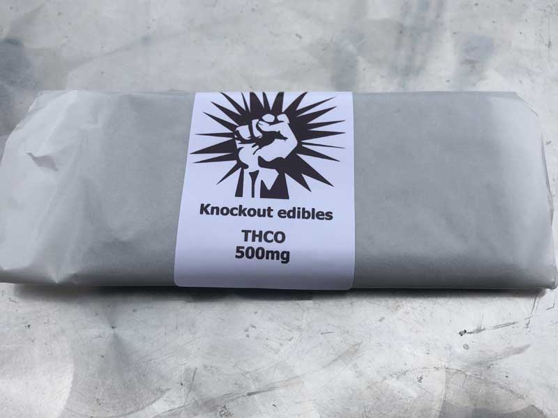 Knockout �m�b�N�A�E�g THC-O Chocolate THCO���Z�x�`���R���[�g&�i�b�c THCO 50mg x 10�� 