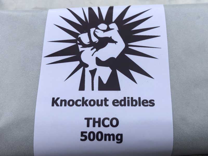 Knockout �m�b�N�A�E�g THC-O Chocolate THCO���Z�x�`���R���[�g&�i�b�c THCO 50mg x 10�� 