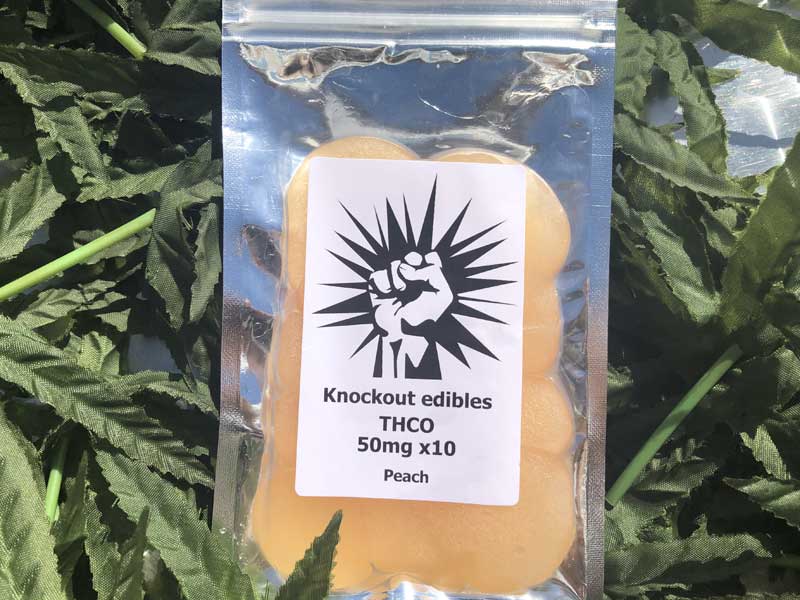 �ċG���� Knockout THCO-O Gummy & �J���i�r�m�C�h mix THCO 50mg x 10���@�s�[�`��