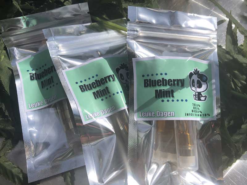 Leuke Dagen Blueberry Mint THCH 10% 1.0ml�@THCH���L�b�h �u���[�x���[�~���g�p���_���L�b�h