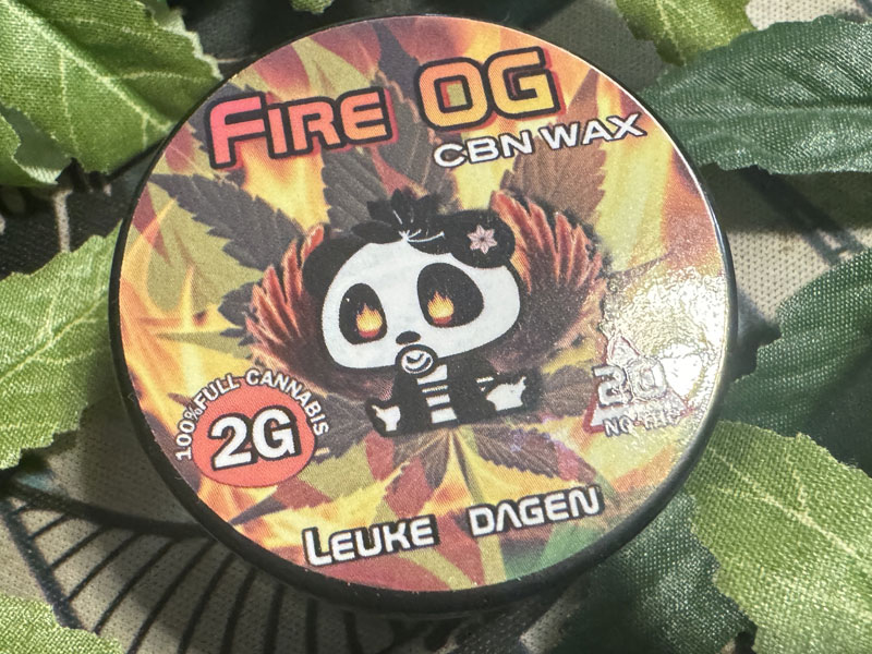 Leuke dagen(���[�N�_�[�Q��)�@�p���_���L�b�h FIRE OG CBN WAX 2g�@�t�@�C���[OG